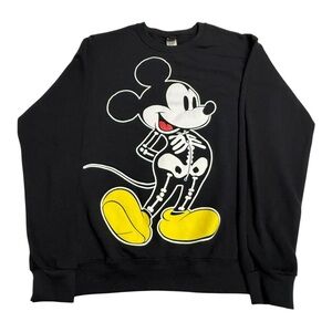 Disney Mickey Mouse Skeleton Sweatshirt Size XS